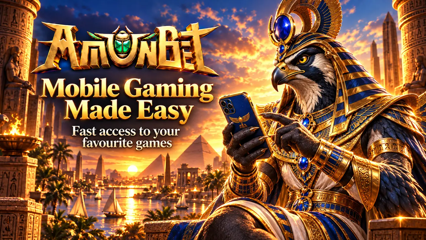Mobile gaming made easy at Amunbet: fast access to your favourite games